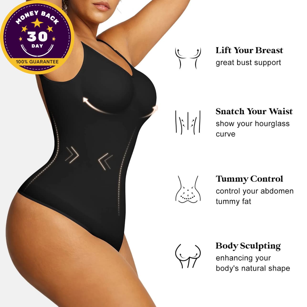 VitaaCurve® Seamless Snatched Bodysuit